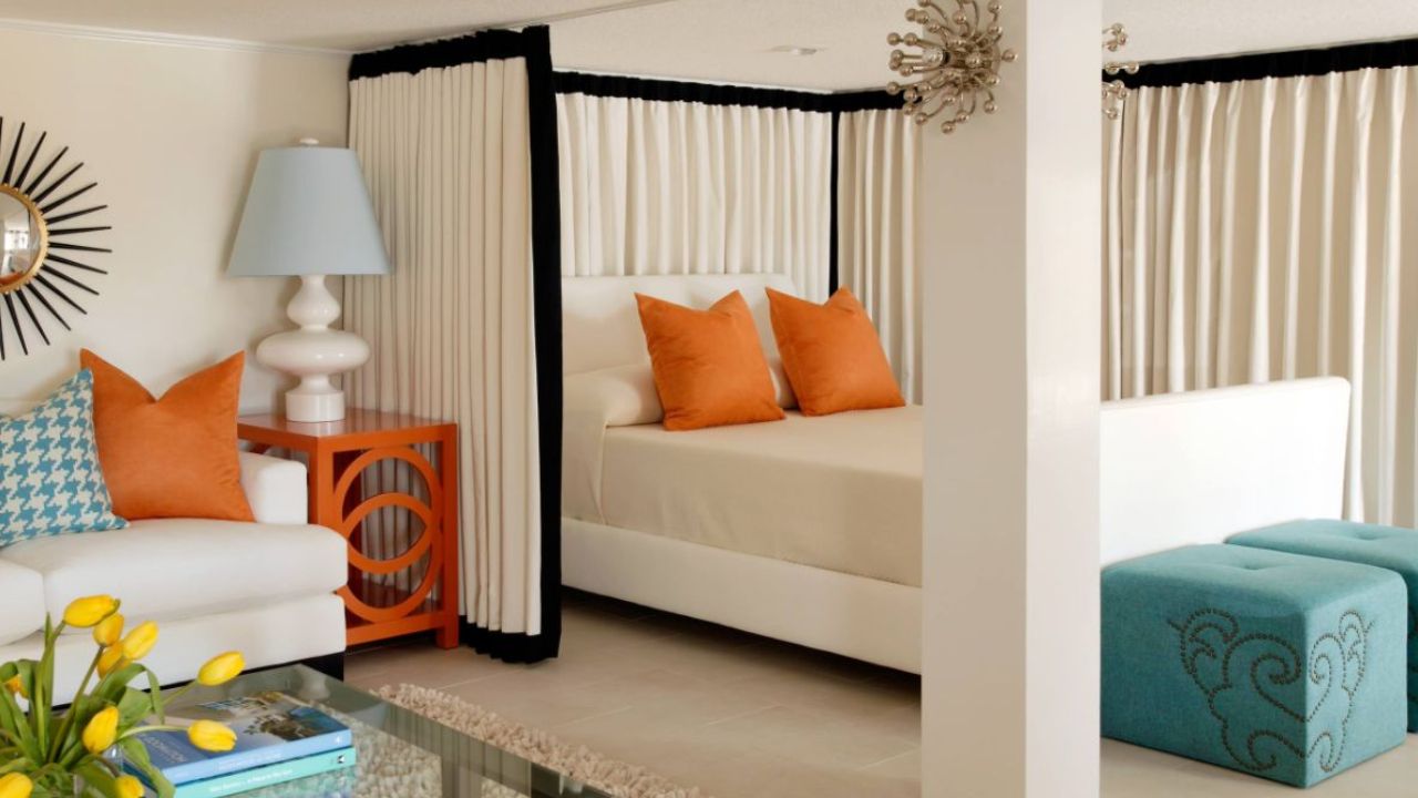 Divide and Personalize: Application of Curtains in Separating Rooms in Home
